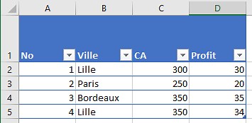 Figer la référence à une colonne d'un tableau - XLérateur