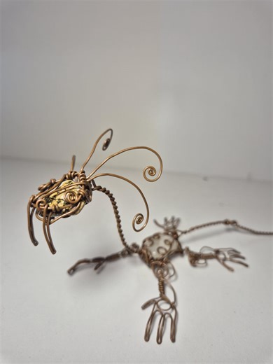 Copper Reptile Creature - Etsy