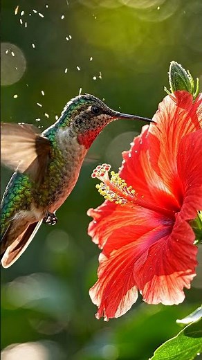 The Secret Life of a Hummingbird: Nature’s Tiny Miracle (4K) 🌸✨