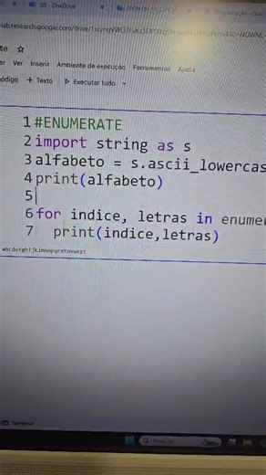 ENUMERATE #python #shorts