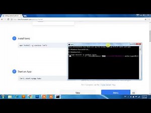 Cordova and Ionic Installation - Learn Ionic Framework