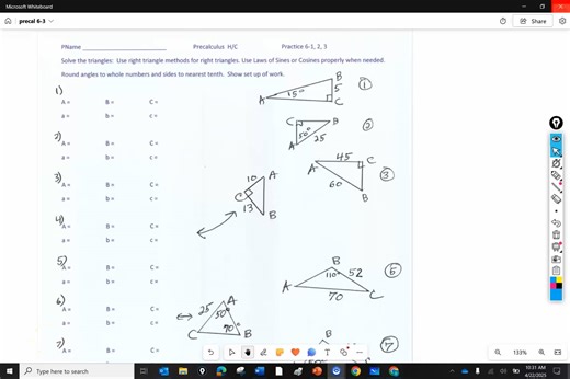 precal 24 6-1,2,3 practice sheet