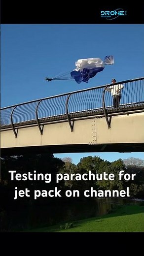Parachute deploy #parachute #flighttest #jetpack