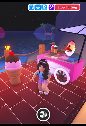 Making ICE CREAM in Adopt me! #Roblox #Adoptme #Hermitcrab #Icecream #Speedbuild