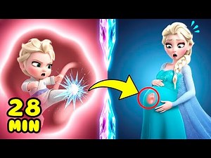Elsa’s Baby Belly Wiggle Jiggle Song ❄️ Disney Frozen Kids Music