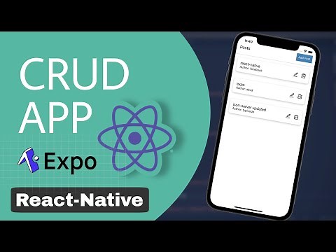 🔵 Api Calling in react-native | CRUD Operation | Ngrok-tunnel | Json-Server | React-Native | Expo