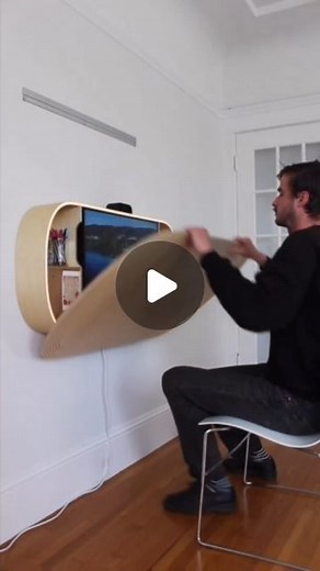 Lofts | Design | Architecture | Furniture | A space-saving workstation and desk👌🏻 Helps you be more productive by keeping everything you need organized and in the same place. This... | Instagram