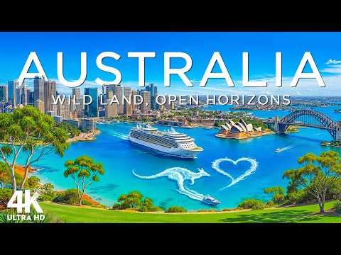 AUSTRALIA IN STUNNING 4K DRONE FOOTAGE | Endless Horizons, Wild Coastlines & Natural Wonder