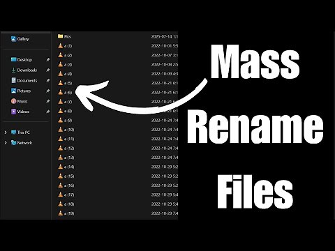 Windows: Mass Rename Files In Order - In Seconds!