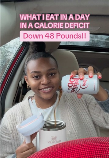 What I Eat In A Day in a Calorie Deficit ☺️💗💗 Down 48 Pounds!! 💖💖 Total Calories: ~1850 (almost my maintenance calories) | Foods Mentioned ⬇️ - Diet @Dr Pepper of course 🌶️🥰 - @BUILT.BAR S’mores Chunk Puff Bar 🍫 - Schmidt Old Tyme 647 Cinnamon Raisin Bagel w/ Brown Sugar & Cinnamon Cream Cheese 🥯 - La Reina Mexican Grill in Chester, Virginia 🌮 Quesabirria Tacos w/ Beans, Texana Quesadilla (Grilled Shrimp, Chicken, Steak with Sautéed Vegetables, Topped w/ Queso and Served w/ Rice and Sou