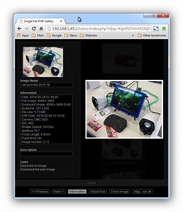 Simple Raspberry Pi camera photo gallery using PHP #piday #raspberrypi @Raspberry_Pi