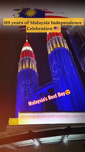 When KLCC Turns Into the Malaysian Flag 🇲🇾 | Malaysia Day 2026 #Shorts#mereka#2026#viral#trending#yt