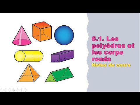 6.1. Le polyèdres et les corps ronds