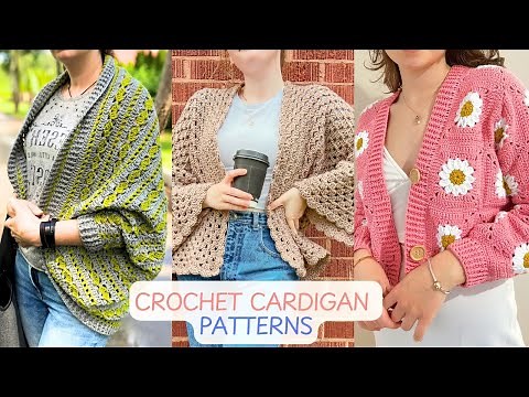 How to Crochet a Cardigan | Easy Crochet Cardigan Tutorial for Beginners