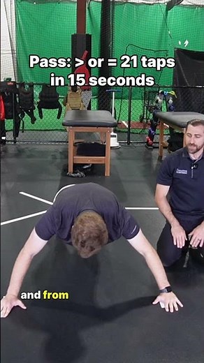 Closed Kinetic Chain Upper Extremity Stability Test - RETURN TO SPORT