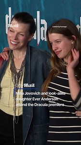 Milla Jovovich poses with look-alike daughter Ever Anderson