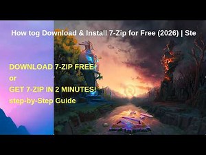 How to Download & Install 7-Zip for Free (2026) | Step-by-Step Guide
