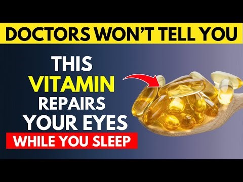 Seniors: Take THESE 3 Vitamins Before Bed to Repair Eyes & Vision Naturally | Eye Health Tips