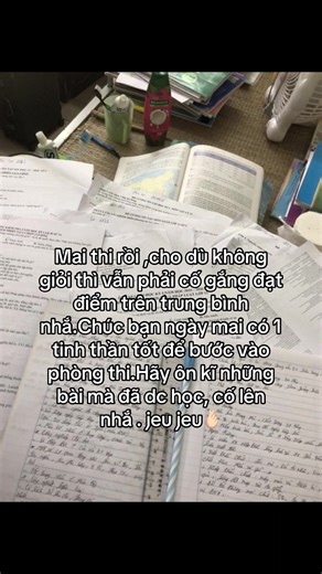 Chúc bạn may mắn với kỳ thi sắp tới!