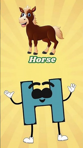 ABC Phonics Song | Letter H Sound | ABCD Kids Song | #shorts