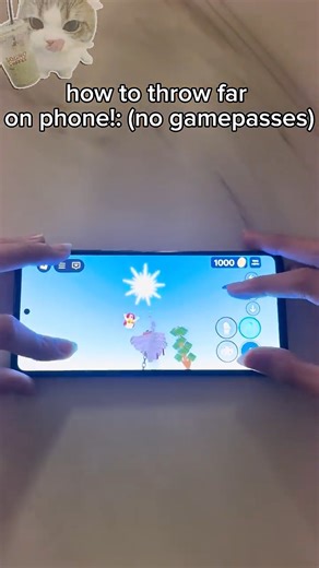 How to throw far on FTAP //phone,no gamepasses//#viral #ftap #funny #trend #fling #roblox #tutorial