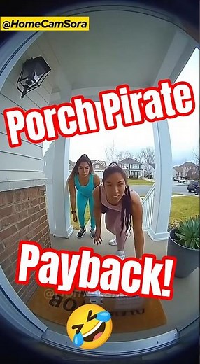 Porch Thief Gets Instant Surprise! 💥🤣...Lesson learned!