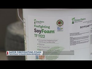 Local fire department demonstrates new, safer foam for fighting fires