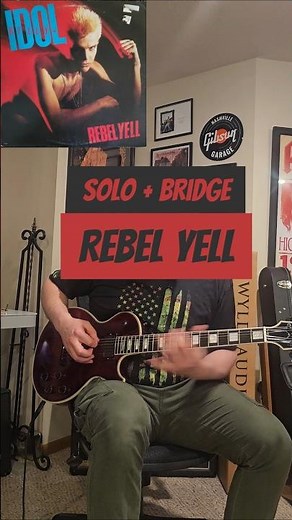 Billy Idol & Steve Stevens - Rebel Yell Solo - Guitar Cover on a Gibson Les Paul + EMG 81 + Kemper
