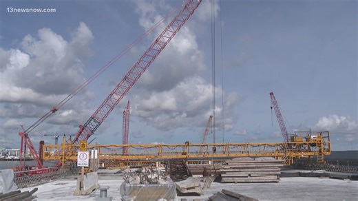 Eastbound traffic at the Hampton Roads Bridge-Tunnel will begin using a new eight-lane bridge tonight. | 13News Now - WVEC