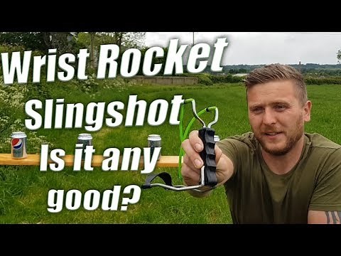 Wrist Rocket Slingshot | Vintage Barnett Black Widow