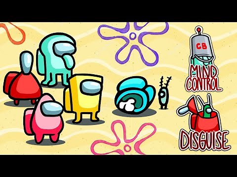 Among Us NEW SPONGEBOB VS PLANKTON Mod! (Spongebob Mod)