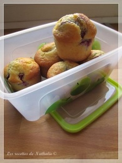 Muffins aux framboises facile
