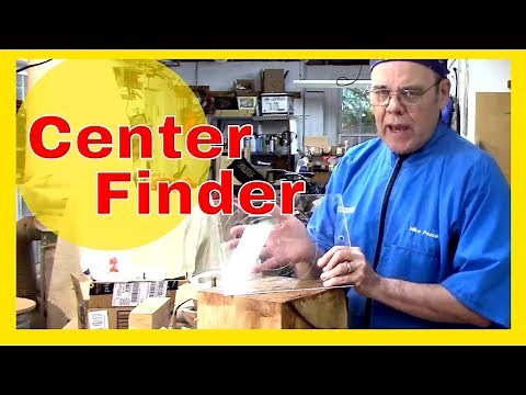 DIY Handy Clear Center Finder for Woodturners