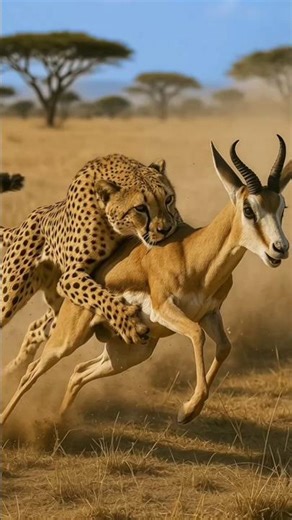 The Fastest Kill on Earth | Cheetah vs Gazelle Survival Moment 🐯 #CheetahHunt #animals #documentary