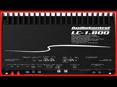 AudioControl LC1.800: High-Power Subwoofer Amplifier with Patented AccuBASS Technology