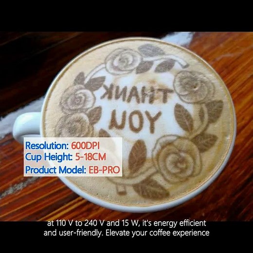 EB-PRO Coffee Self Printing Machine 12 KG for Professional and Accurate Printing