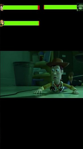 Fight Woody VS Monkey with healthbars | Toy Story 3 (2010) | MWH