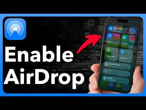 How To Enable AirDrop On iPhone