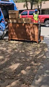 This $2,500 dresser was left on the curb for trash pickup… and just like that, it was loaded into the garbage truck and crushed. 💔 Just wanted to show an example of what happens to to furniture when it doesn’t get a second chance. Upcycling saves pieces like this from ending up in landfills. #furnitureflip #upcycling #trashtotreasure #savethefurniture | That Shabby Guy