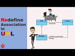 Redefining Association in UML Class Diagram