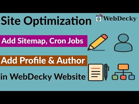 How to Manage Sitemap, Profiles & Cron Jobs in WebDecky | Advanced Tutorial