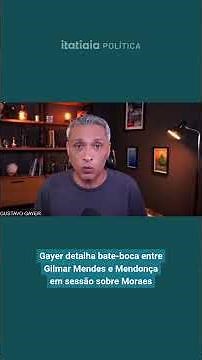 GAYER DETALHA BATE-BOCA ENTRE GILMAR MENDES E MENDONÇA EM SESSÃO SOBRE MORAES NO STF