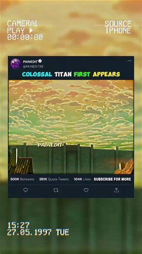 colossal titan first appears ☠️