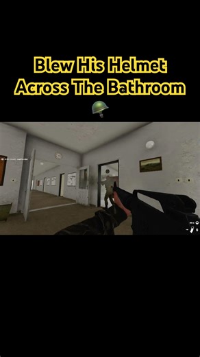 M16 Blew His Helmet Across The Bathroom