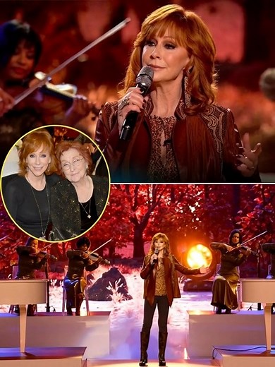 SEVEN MINUTES IN HEAVEN — REBA MCENTIRE POURS HER HEART OUT FOR HER LATE MOTHER. What was meant to be just another live show on The Voice became an unforgettable moment of love, grief, and pure country soul. As the fog swirled across the stage and digital trees glowed softly behind her, Reba sang with a voice trembling yet resolute, imagining one last conversation with her mother, Jacqueline, who passed away in 2020. Every note, every lyric — from walking down golden streets to sharing a quiet b