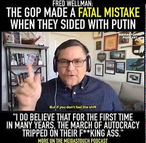 Fred Wellman says the GOP made a FATAL MISTAKE when they sided with Putin! Listen to the full interview: https://pod.link/1510240831 | MeidasTouch