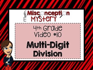 4th Grade Math Mystery | #10: Multi-Digit Division | DISTANCE LEARNING
