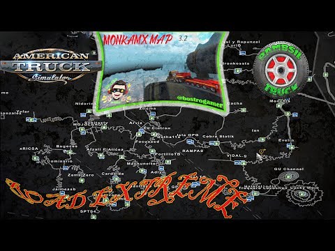 ATS 1.45 MAP COMBO NEW UPDATE MONKAMX V 3.2 EXTREAM ROAD