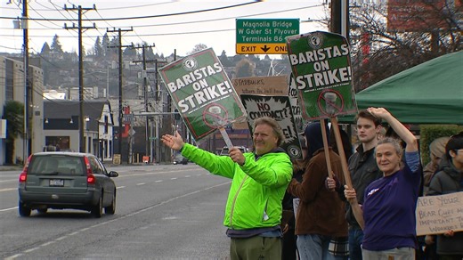 Starbucks workers' nationwide strike temporarily closes Seattle store