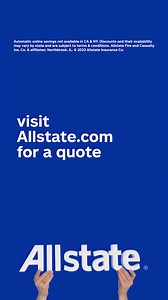3.2K views · 1.5K reactions | Looking to save on auto insurance? Find quality coverage with all our discounts online. | Allstate | Facebook